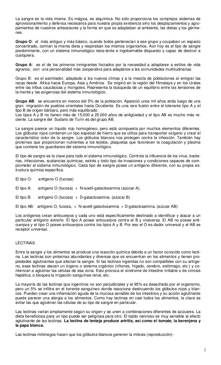 Pdf D Adamo Peter J Grupos Sanguineos Y Alimentacion Colesterol Hepat