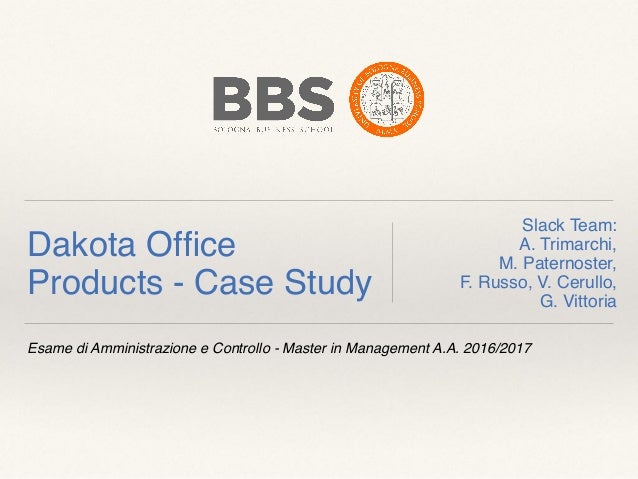 Dakota office products   case   harvard business school