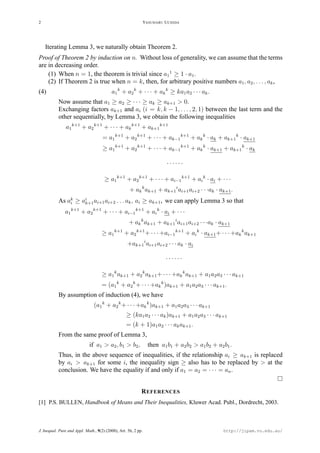 A SIMPLE PROOF OF THE GEOMETRIC-ARITHMETIC MEAN INEQUALITY