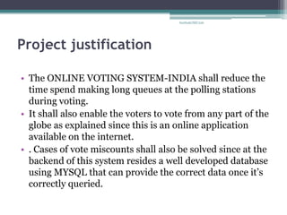 Online Voting System-using Advanced Java | PDF