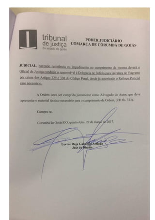 Corumbá decisao bloqueio CGADB e Scyt