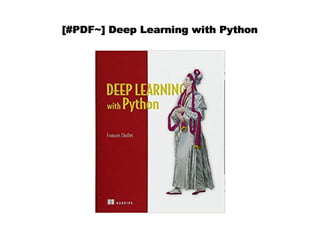 [#PDF~] Deep Learning with Python
 
