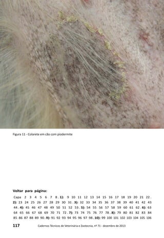 117 Cadernos Técnicos de Veterinária e Zootecnia, nº 71 - dezembro de 2013
Voltar para página:
Capa 2 3 4 5 6 7 8 . 1): 9 10 11 12 13 14 15 16 17 18 19 20 21 22 .
2): 23 24 25 26 27 28 29 30 31 . 3): 32 33 34 35 36 37 38 39 40 41 42 43
44 . 4): 45 46 47 48 49 50 51 52 53 . 5): 54 55 56 57 58 59 60 61 62 . 6): 63
64 65 66 67 68 69 70 71 72 . 7): 73 74 75 76 77 78 . 8): 79 80 81 82 83 84
85 86 87 88 89 90 . 9): 91 92 93 94 95 96 97 98 . 10): 99 100 101 102 103 104 105 106
Figura 11 - Colarete em cão com piodermite
 
