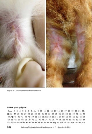 136 Cadernos Técnicos de Veterinária e Zootecnia, nº 71 - dezembro de 2013
Voltar para página:
Capa 2 3 4 5 6 7 8 . 1): 9 10 11 12 13 14 15 16 17 18 19 20 21 22 .
2): 23 24 25 26 27 28 29 30 31 . 3): 32 33 34 35 36 37 38 39 40 41 42 43
44 . 4): 45 46 47 48 49 50 51 52 53 . 5): 54 55 56 57 58 59 60 61 62 . 6): 63
64 65 66 67 68 69 70 71 72 . 7): 73 74 75 76 77 78 . 8): 79 80 81 82 83 84
85 86 87 88 89 90 . 9): 91 92 93 94 95 96 97 98 . 10): 99 100 101 102 103 104 105 106
Figura 30 - Granulona eosinofilico em felinos
TathianaMourãodosAnjos
 