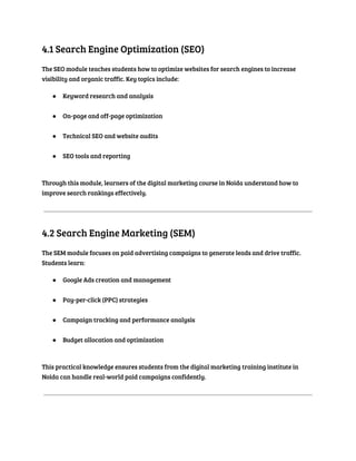 Digital Marketing Course in Noida with Practical Training – Digipims | PDF