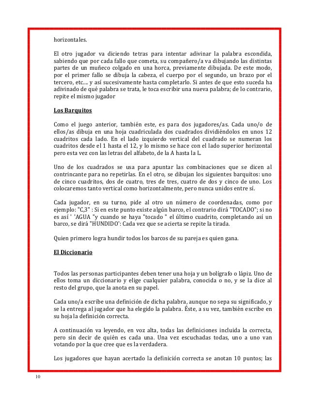 Pdf Doc 7 Juegos Populares Y Tradicionales Para Jugar