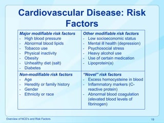 Non communicable disease and related risk factor | PDF