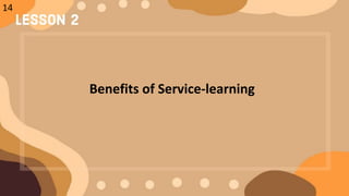 PDF document 2.pdf service learning lesson 2 for tourism | PDF
