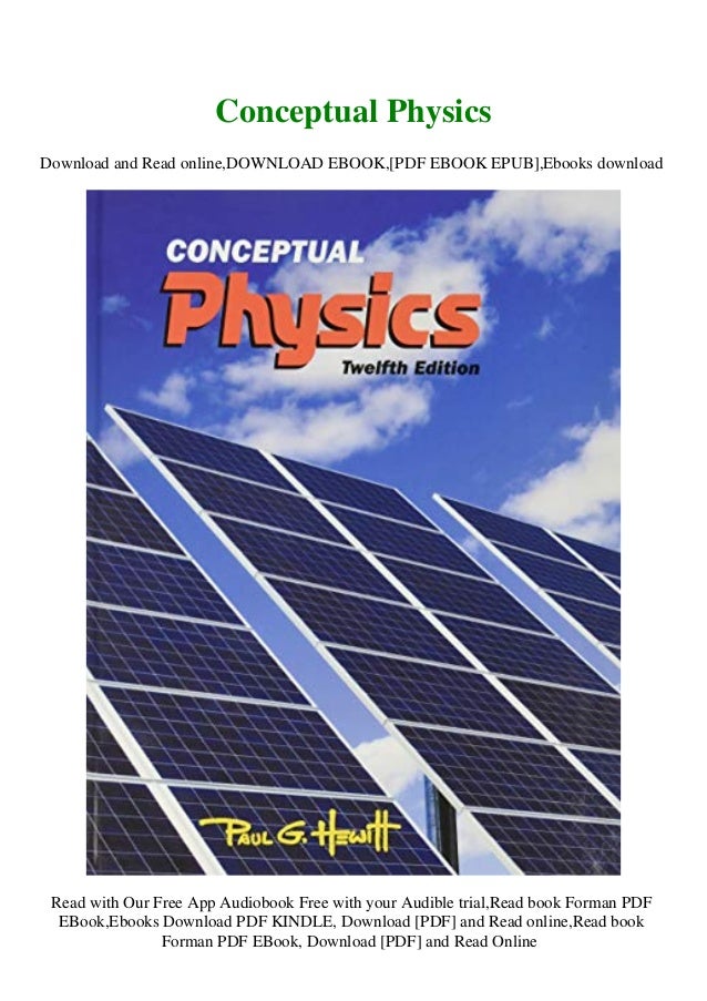 Pdf Download Conceptual Physics Free Download