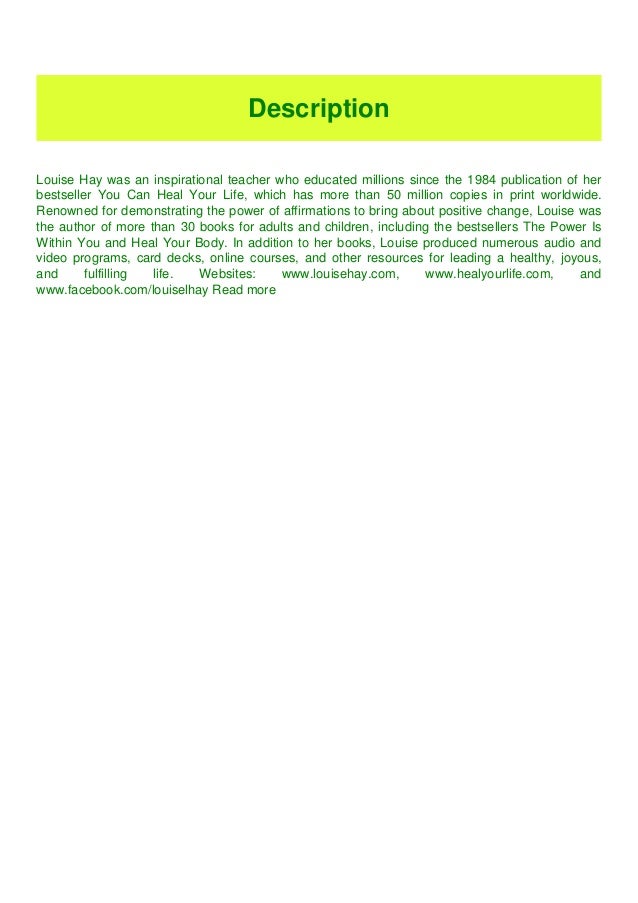 heal your body louise hay pdf free download heal your body louise hay pdf free download