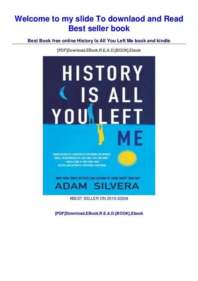 History Is All You Left Me Download Free Ebook