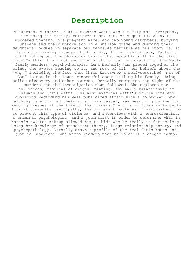 Pdf Download My Daddy Is A Hero How Chris Watts Went From Family Ma Pdf Download My Daddy Is A Hero How Chris Watts Went From Family Ma