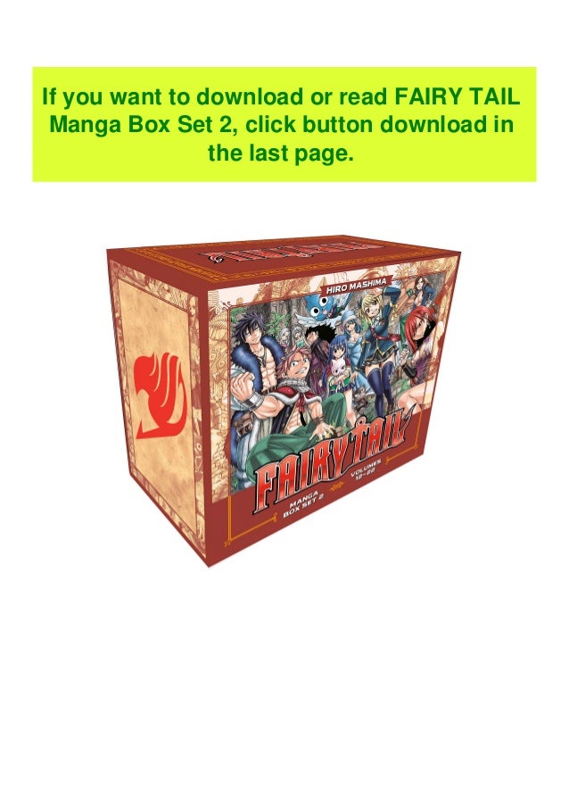Pdf Download Read Fairy Tail Manga Box Set 2 Full Pdf
