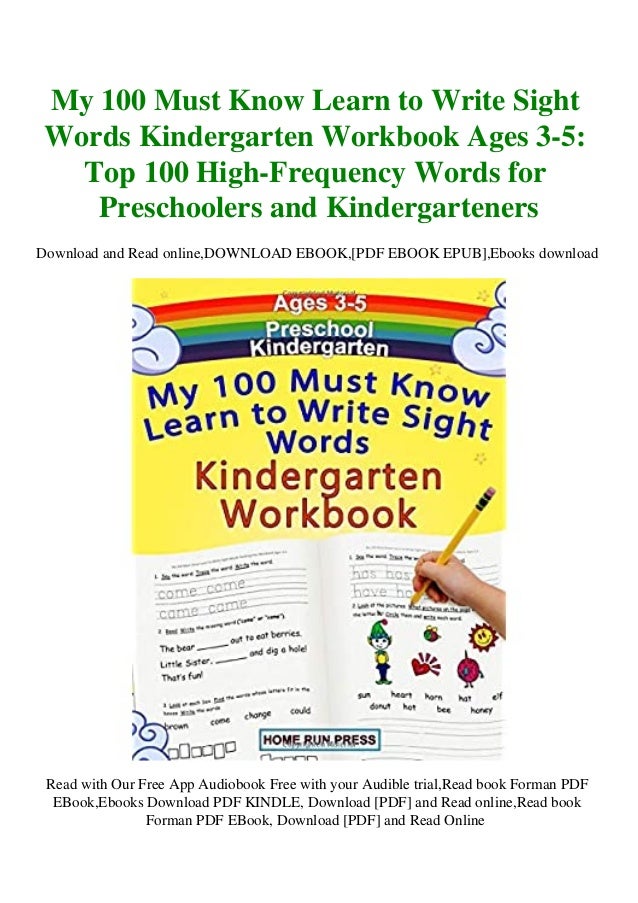 pic Preschool Learning Materials Free Download Pdf learn to write sight words kinde