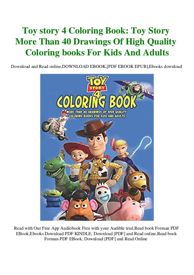 Download Pdf Download Read Toy Story 4 Coloring Book Toy Story More Than 40