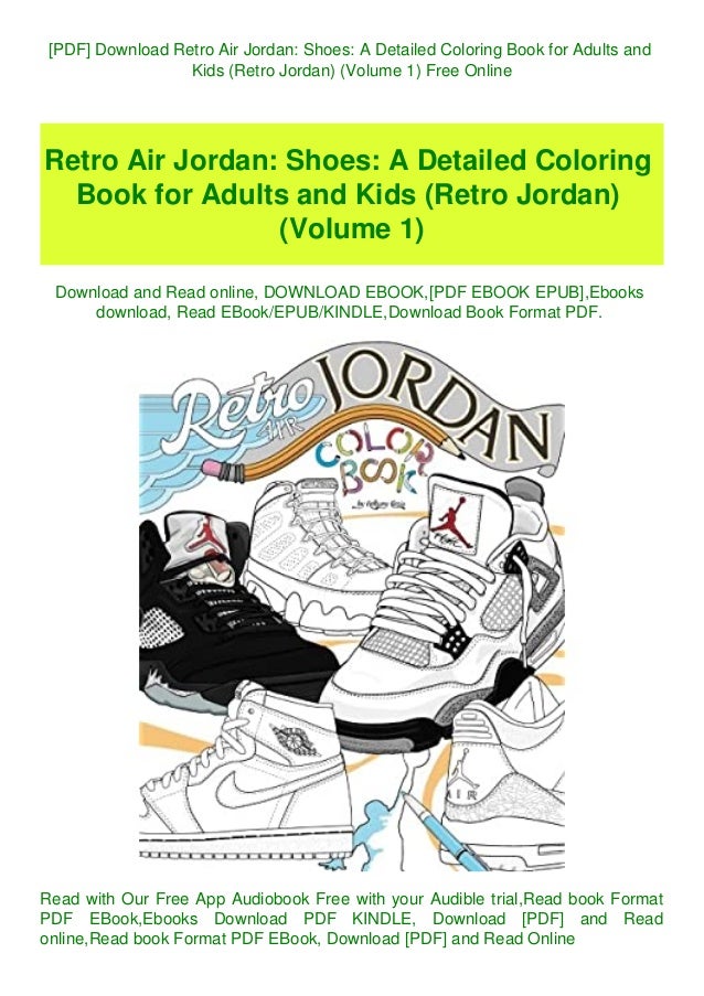 Pdf Download Retro Air Jordan Shoes A Detailed Coloring Book For Ad You can download air jordan 1 coloring page for free at coloringonly.com. slideshare