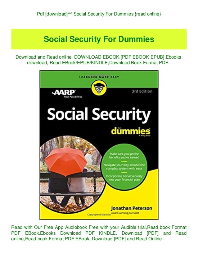 Social security for dummies pdf free download 64 bit Social security for dummies pdf free download 64 bit