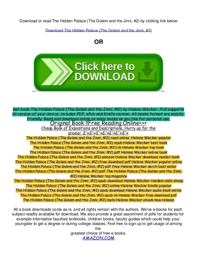 The Golem Of Paris PDF Free Download The Golem Of Paris PDF Free Download