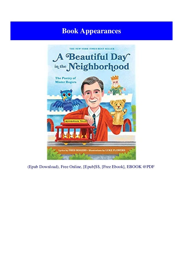 Pdf Ebook A Beautiful Day In The Neighborhood The Poetry Of Miste