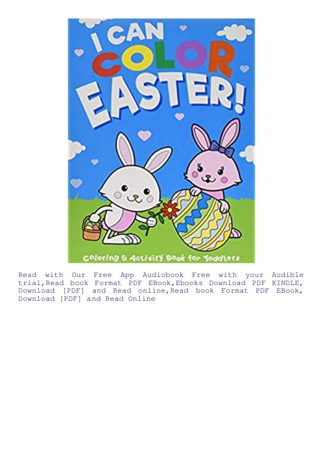 Download Pdf Ebook I Can Color Easter Coloring Activity Book For Toddle
