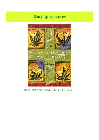 Pdf Ebook Los Cuatro Acuerdos Una Guia Practica Para La Libertad