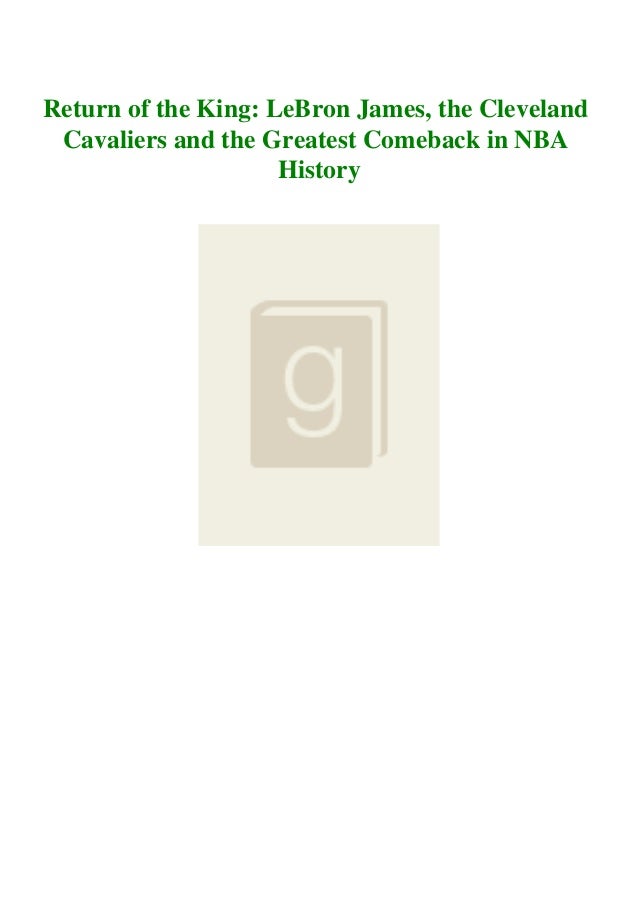 return of the king lebron james pdf