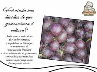 Apresentação Sabores de Minas