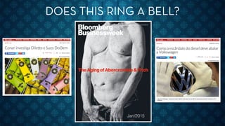 DOES THIS RING A BELL?
Jan/2015
 