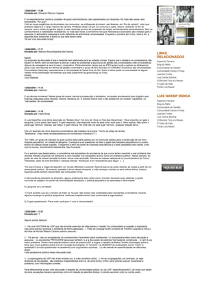 12/06/2009 - 11:09
Enviado por: Eduardo Petrucci Gigante

E os departamentos, embora unidades de apoio administrativos, são capitaneados por docentes. No mais das vezes, sem
treinamento. Por que?
Com as novas exigências de doutorados nos concursos, os professores já entram, nas federais, em “fim de carreira”, visto que
professor adjunto é o cargo máximo da carreira. Professor titular o é por um concurso a parte. Assom, entrando no fim de
carreira, com o intuito de ganhar algum a mais, docentes tornam-se ocupantes de cargos eminentemente administrativos. Sem os
conhecimentos e habilidades necessários, no mais das vezes. E lembremo-nos que mestrados e doutorados são voltados para a
pesquisa. E administrar pesquisa é muito deferente de administrar universidades. Enquanto a primeira tem início, meio e fim, a
segunda deve sobreviver a todos os que dela fazem parte.
Vai ser uma discussão longa!



12/06/2009 - 11:11
Enviado por: Marcos Moura Baptista dos Santos
                                                                                                                                   LINKS
Nassif,                                                                                                                            RELACIONADOS
tua proposta de discussão é boa e bastante bem elaborada para as rodadas iniciais. Espero que o debate e os comentáqrios não       Argemiro Ferreira
fiquem no flaXflu nem se restrinjam a elencar a série de problemas e equívocos de gestão das universidades (não só brasileitras,
diga-se de passagem) e para ta para o propositivo. Particularmente, penso que as IFES teriam muito a ganhar se olhássemos          Blog do Mello
para o que vem fazendo em termos de gestão universitária o grupo de IES reunidos no COMUNG (Consórcio das Universidades            Comunidade de Gestão
Comunitárias Gaúchas), especialmente a Universidade de Santa Cruz do Sul. Sobre o tema postei na comunidade há alguns              Comunidade Verso e Prosa
meses minha dissertação demestrado que trata justamente da governança na Unisc.
Abraço                                                                                                                             Leandro Fortes
Caco Baptista                                                                                                                      Luiz Carlos Azenha
                                                                                                                                   O Biscoito Fino e a Massa
                                                                                                                                   O Caso de Veja
12/06/2009 - 11:13                                                                                                                 Portal Luís Nassif
Enviado por: mauricio

E as ciências humanas? Nesse pique de querer ciencia e prospecção e resultados, vai acabar acontecendo que ninguém quer            LUIS NASSIF INDICA
financiar pesquisas sobre filosofia, historia, literatura etc. É preciso relevar isso e não adotarmos um modelo “capitalista” ou
“mercadista” de universidade.                                                                                                      Argemiro Ferreira
                                                                                                                                   Blog do Mello
                                                                                                                                   Comunidade de Gestão
12/06/2009 - 11:15                                                                                                                 Comunidade Verso e Prosa
Enviado por: Hans Bintje                                                                                                           Leandro Fortes
                                                                                                                                   Luiz Carlos Azenha
O Luis Nassif fez uma ótima descrição do “Modelo Alice”. Do livro de “Alice no País das Maravilhas”: “Alice encontra um gato e     O Biscoito Fino e a Massa
pergunta: Como posso sair daqui? O gato responde: Isso depende muito de para onde você quer ir. Alice explica: Não quero ir        O Caso de Veja
para lugar nenhum. Apenas, sair daqui. O gato retruca: Se você não vai para lugar nenhum, qualquer direção serve.”
                                                                                                                                   Portal Luís Nassif

Cito um exemplo de como assuntos universitários são tratados na Europa. Trecho de artigo da revista
“Brasileiros” ( http://www.revistabrasileiros.com.br/edicoes/10/textos/31/ ):

“Em 1969, um grupo de estudos do qual Luciano fazia parte passou por um concurso público para a construção de um novo
hospital psiquiátrico, na cidade de Bérgamo. Começava a se questionar na Itália o papel dos hospitais psiquiátricos e Luciano
entrou de cabeça nessa questão. ‘Chegamos a abrir as portas de hospitais psiquiátricos e a fazer passeatas pela cidade, junto
com os loucos, reivindicando tratamentos mais humanos.’

Foi o estopim que desencadeou a consciência nos estudantes de arquitetura de que nunca teriam resolvido o real problema dos
doentes mentais propondo um belíssimo e novo hospital. Era necessário levá-lo como um problema político. ‘Nesse período, do
ponto de vista da nossa formação humana, houve uma revolução. Abrimos as nossas cabeças ali no provincianismo de Torino.’
Passeatas, salas de aula fechadas e cabeças abertas. Mudanças eram necessárias para seguir. (…)

‘Vivi aos 24 anos a magia de descobrir um mundo diferente e possível. Aprendi que só se podia resolver as coisas a partir de um
pressuposto político.’ No entanto, passado o fervor desse rompante, a vida começou a tomar os seus velhos trilhos, embora
algumas partes tenham descarrilado das antiquadas linhas.

A efervescência estudantil se abrandou, alguns professores tidos antes como ‘imortais’ deixaram suas cátedras, a grade
curricular se adaptou em partes às reivindicações estudantis, a política psiquiátrica foi repensada e reformulada.”

Eu pergunto ao Luis Nassif:

1) Você acredita que se a maneira de tratar os “loucos” não tivesse sido contestada pelos estudantes unversitários, haveria
alguma mudança na política psiquiátrica, melhores hospitais teriam sido construídos e organizados?

2) O gato questionaria: “Para onde você quer ir” com a Universidade?



12/06/2009 - 11:21
Enviado por: ?

Alguns pontos básicos:

1 - Há uma HISTÓRIA da USP que não envolve esse tipo de idéia sobre a “missão” da universidade (a questão é importante,
mas seria preciso recolocar o problema de forma adequada…). Pode-se começar lendo os textos de Franklin Leopoldo e Silva e
de Irene de Arruda Ribeiro Cardoso sobre o assunto.

2 - “Os alunos - são os receptadores do conhecimento transmitido pelos professores.” é uma péssima idéia sobre educação e
pesquisa… os estudantes PRODUZEM pesquisas também, e aí a discussão de patentes fica bastante complicada… e nem é seu
maior problema. Temos bons estudos sobre o tema na própria USP, e sugiro o trabalho de Maria Carlotto (sociologia) sobre o
tema (que inclui análises sobre a lei de inovação tecnológica). O “controle” via NÚMERO de publicações (como “medir” a
qualidade?) é muito questionado na academia (com argumentos racionais…) e não atende às especificidades de diferentes
áreas.
Falta perspectiva política nessa discussão toda.

3 - o organograma da USP não é tão simples (ou, é mais complexo ainda…). Há as congregações, por exemplo, ou seja,
diretorias de faculdades - são institutos independentes entre si, de certa forma. Enfim, seria preciso colocar novamente o
problema, com informações corretas.

Para efetivamente propor uma discussão a respeito da Universidade pública (ou da USP, especificamente?), de modo que saiam
de cena acusações banais e genéricas como em relação às eleições diretas, é preciso escrever outro ou outros posts…
 