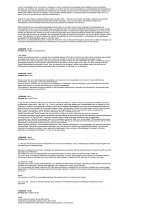 há só o Universitário, há tb o de Ensino e Pesquisa, e outros, conforme a Universidade) sao complexas: entre os membros
docentes, há membros por categoria e por unidade, no mínimo; nao sei como sao decididos os representantes dos funcionários e
dos docentes (que sao pouquíssimos em relação aos dos docentes; na maioria das universidades, os diretores de unidade e de
centros têm cadeira cativa nos Conselhos, o que envieza a representação). E que preconceito contra eleição direta, hem? E o
país? Tb deve ser governado por “gestores profissionais”?

Quanto ao Joao Vergílio, é engraçadíssimo (para nao dizer triste…) ele dizer que há uma discussão a respeito na Faculdade
dele, mas que 80% das pessoas que falam têm opiniões parecidas, o que cria uma “falsa” impressão de hegemonia.
Interessante! Só seria verdadeira essa impressão se as posições coincidissem com as dele?

Muito importantes sao as questoes levantadas pela Ana Dias. Ao contrário de nao haver avaliação de produtividade nas
universidades, há sim, mas uma avaliação idiota, quantitativista e/ou com critérios qualitativos deslocados (seria o caso, mutatis
mutandis, daquilo que Paulo Freire chamava de educação bancária). É exatamente a lógica dessa avaliação (a da cenoura e do
bastao) que deturpa tudo, fazendo com que o ensino de graduação seja a última prioridade da maioria dos professores, porque
nao rende nada em termos de avaliação. Até a orientação de teses de mestrado e doutorado, que dá um trabalho danado, acaba
de ser “downgradada” na última mudança de critérios de avaliação da minha Universidade. E a orientação de monografias de
graduação e de especialização passou a nao valer nada.
No caso de uma Faculdade de Letras, e outras de “Humanas”, isso é particularmente grave, porque leva ao desprezo daquilo que
seria mais importante para formar futuros professores, em proveito de conteúdos melhores para “render papers”.



12/06/2009 - 15:47
Enviado por: Rogério do Nascimento

Caro Nassif,
Grande discussão esta aberta, a questão da universidade pública. Difícil não corroborar com pelo menos uma parte das opiniões,
colocadas pelos leitores; em quase todas há um pouco de verdade e sonho de uma educação de qualidade no país.
No entanto, deixo apenas algo aqui para que seja pensando. Muito se falou em USP, UNICAMP, etc. Mais no interior do país há
universidades públicas onde pesquisa e desenvolvimento são feitos, e muitas vezes sem o apoio recebido pelas grandes dos
órgãos financiadores da pesquisa no país. Vale, ao menos por um momento, refletir sobre nossos jovens que na busca do
conhecimento ingressam nestas universidades, seja na gradução, no mestrado ou no doutorado.



12/06/2009 - 15:59
Enviado por: André

Nassif, concordo com muitas das suas colocações, e principalmente sua capacidade de síntese de vários problemas da
universidade, em destaque o lance dos departamentos.
Discordo quando você fala que o problema de contratação de “compadres” está nas Humanas, pois na verdade está em todas
áreas, pelo menos é o que vejo na Unicamp e em outras universidades.
Falta também a discussão ética das fundações e das pesquisas voltadas para o mercado, que representam uma parcela cada
vez maior das pesquisas nas públicas…



12/06/2009 - 16:11
Enviado por: Laud Roces

Vi que um dos comentários reproduziu um outro erro - dentre as dezenas - sobre o ensino e a pesquisa Unvesitária: a de que a
Universidade é para todos”. Não, ela É DE TODOS, mas não é para todos estarem em Universidades como a Unicamp ou USP.
Esse erro é cometido correntemente no Brasil e é fruto de um sistema social baseado na crença de que a ascenção social só é
possível através da graduação na Univerisade pública. É assim que pensam milhoes de pais ao pagar o ensino médio aos seus
filhos. É assim que pensam muitos “gestores” que lêm este blog do Nassif. É assim que pensam muitos moradores da
USP_LESTE, que imaginam que os cursos lá oferecidos são pra a demanda local, etc.
Pensar assim é errado, é ficar a mercê de uma pressão por vaga e por mais cursos que nda ajuda as pesquisas.
A sociedade deve exigir que se ensine nas escolas vias altermativas de ascenção social que não coloquem como obrigatoriedade
um curso numa USP ou UNICAMP. Deve-se incentivar o setor privado a oferecer qualidade e não só quantidade.
A sociedade deve valorizar as pesquisas feitas na Universidade e utilizá-las. Não ver a Universidade Pública apenas pelos seus
diplomas. Devemos formar empreendedores, valorizar os cursos técnicos e uma série de outros recursos para que não se onere
socialmente a universidade pública da forma como se está fazendo!
Nassif e demais “gestores”, outra questão pertinente é a dos Hospitais Universitários. Eles representam um gasto enorme para a
Unviversidade. Eles serviços relevantes à população, que, de outra forma, ficariam sem atendimentos básicos, como aqui em
Campinas. No entanto, ao criticar o valor gasto pelo Estado para formar um aluno (crítica clássica), computam o dinheiro
destinado aos hospitais Universitários e o valor vai lá pras alturas.



12/06/2009 - 16:23
Enviado por: Wu Ming

1. “Diria que nas Exatas há maior compromisso com a busca de excelência, com a contratação de professores que tragam mais
reputação para os departamentos.”

Não são os professores que trazem reputação aos departamentos de exatas. São os departamentos de exatas “da USP” que dão
reputação aos professores.
Ser professor da USP em departamentos de profissões liberais é o melhor cartão de visitas que eles podem ter.
É por isso, aliás, que esses professores nunca estão nas greves. Pra que? Eles ganham rios de dinheiro na iniciativa privada e
ainda podem posar de bacanas com seus cartões de visita uspianos! O salário da USP para eles é o dinheiro da pinga…

2. Enviado por: hugo
“Aqueles alunos com vocação empreendedora, com tendência a desenvolver tecnologia, deveriam ser estimulados a montar sua
empresa (as incubadoras), registrar suas patentes e ser colocado em contato com empresas.”
Ok, e as empresas vão pagar royalties a USP pelo desenvolvimetno e pesquisa?Ou vai continuar a patifaria da univesrersidade
gastar tempo e dinheiro em pesquisa e desnvolvimento para entregar o “produto” pronto para as empresas apenas conabilizarem
os lucros?

Nassif:
Na Unicamp e na UFMG a universidade participa. De qualquer modo, é um ganho para o país.”

Qua, qua, qua… Depois vc fica bravo porque virou verbete do Diccionário de Bolso do Almanaque Philosophico Zero à
Esquerda…



12/06/2009 - 16:55
Enviado por: romério rômulo

nassif:
o documento da unesco de que falei acima :
“tendências da educação superior para o século XXI”
(anais da conferência mundial sobre o ensino superior,paris,5 a 9 de outubro
 