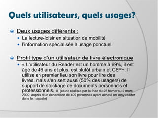 Historique, livre électroniqueUn livre électronique de taille moyenne nécessite environ 50h car il faut le sélectionner, vérifier qu’il appartient bien au domaine public, le scanner, le corriger, le formater et le mettre en page.Correction des livres partagée entre 250 volontaires (rappelons que le Projet Gutenberg est organisé sous la forme d’une entité juridique sans but lucratif dont le statut correspond à peu près à celui des associations relatives à la loi de 1901 de droit français). Les volontaires travaillent à leur propre rythme. A titre indicatif, il est conseillé de relire une page par jour. C’est peu de temps sur une journée mais c’est beaucoup pour le projet. Au 1er mars 2009, on dénombrait plus de 32500 ebooks. Entre 2004 et 2006, on passe de 25 langues à 50 langues. Les trois langues principales sont l’anglais, le français et l’allemand.
