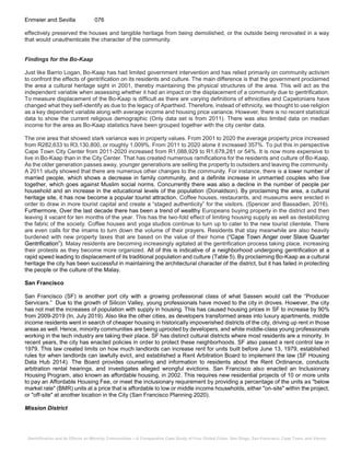 Gentrification and its Effects on Minority Communities – A Comparative ...