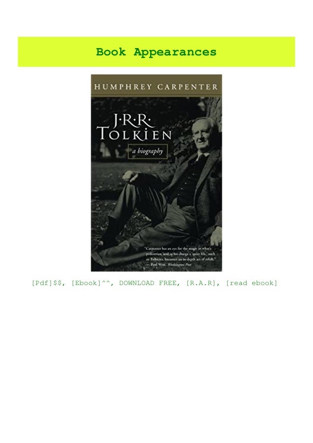 Pdf Free J R R Tolkien A Biography Read Online