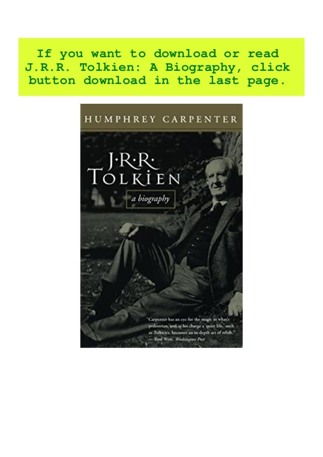 Pdf Free J R R Tolkien A Biography Read Online