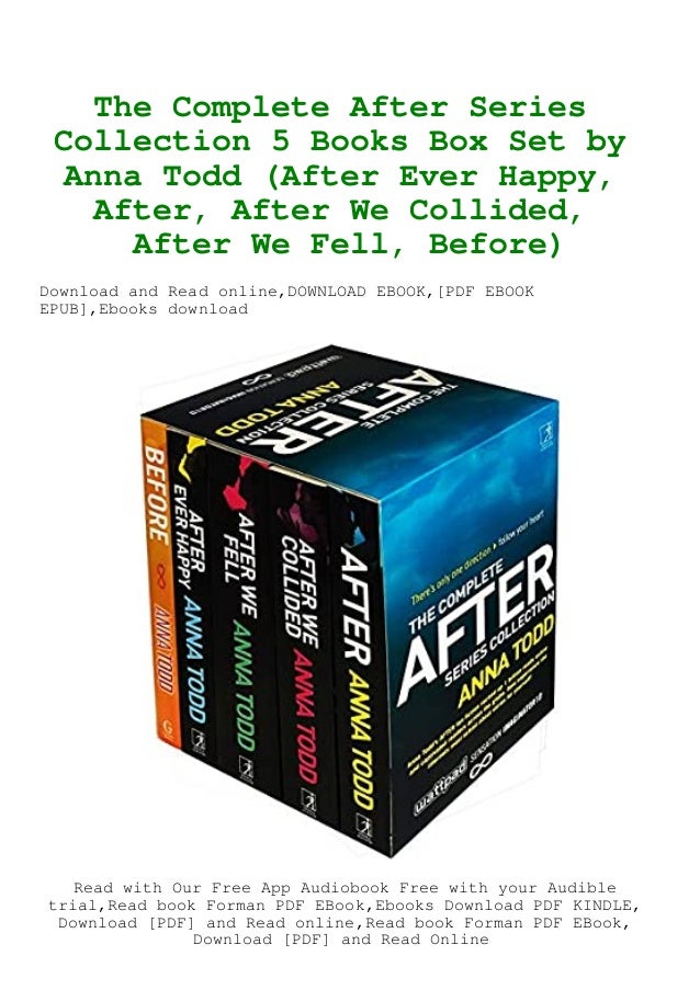 Pdf Free The Complete After Series Collection 5 Books Box Set By An
