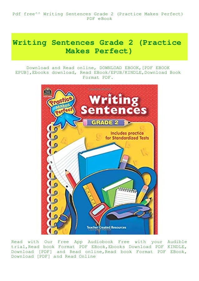 Pdf Free Writing Sentences Grade 2 Practice Makes Perfect Pdf Ebo