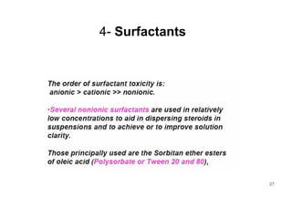 4- Surfactants
27
 
