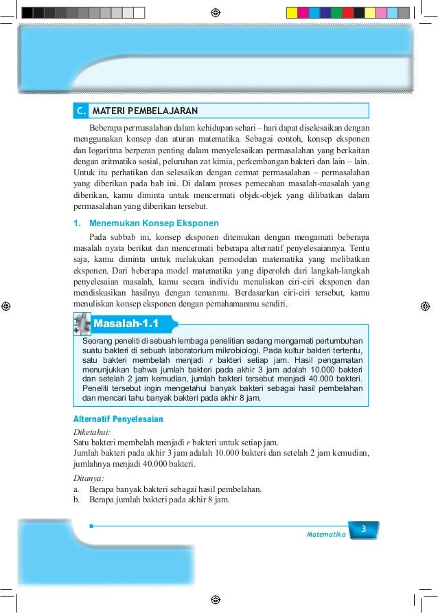Pdf full book matematika kelas x semester 1 ms kurikulum 2013