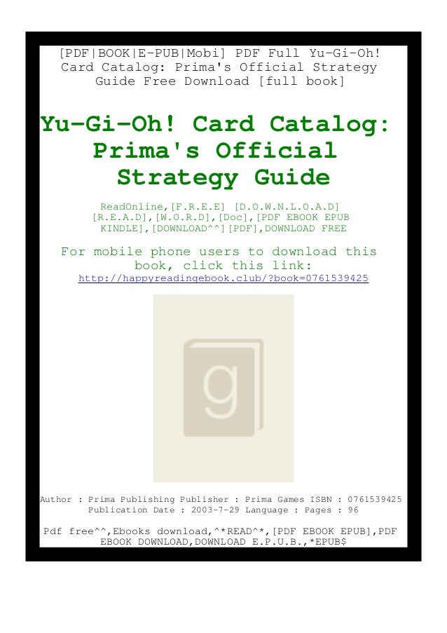 Prima Strategy Guide Pdf Download – JICU
