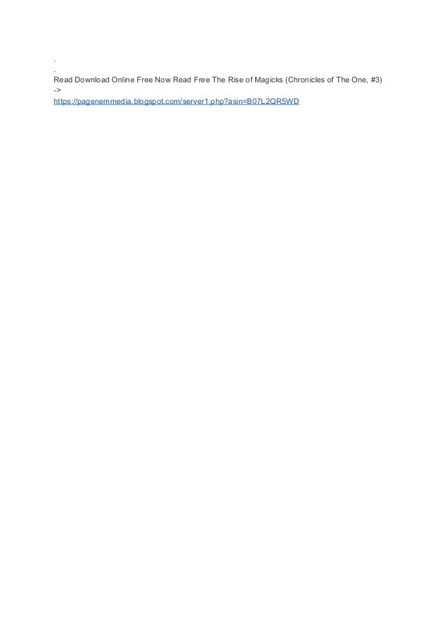 The rise of magicks pdf free download adobe reader The rise of magicks pdf free download adobe reader