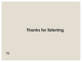 Thanks for listening
72
 
