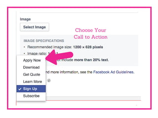 Choose Your
Call to Action
 