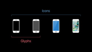 Glyphs
Icons
 