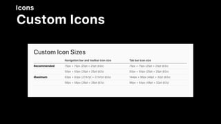 Icons
Custom Icons
 