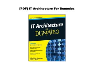 [PDF] IT Architecture For Dummies
 