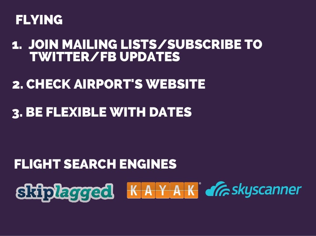 FLYING FLIGHT SEARCH ENGINES 1.