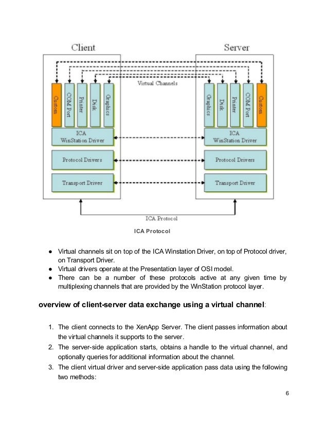A REPORT ON CITRIX INDEPENDENT COMPUTING ARCHITECTURE (ICA) PROTOCOL