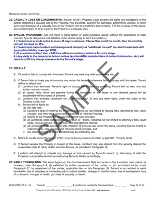 Sample Lease | PDF
