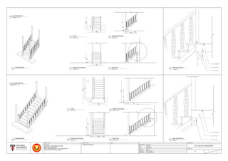 1
2
3
4
5
6
1675
1400
200
2310
1220
80
1380
150180
2310
1220
170170
2212
150180
1768
540
1350
240
80
1
2
3
4
5
6
7
8
9
10
3388
2680
744
2874
280
2330
1560
110
2245
1991118190
2947
2201100190
3340
770 300
2330
1440 100110
110
05
SECTION DETAIL
06
ISONOMETRIC
05
SECTION DETAIL
06
ISONOMETRIC
01
PLAN
02
SIDE ELEVATION
03
FRONT ELEVATION
04
SECTION
01
PLAN
02
SIDE ELEVATION
03
FRONT ELEVATION
04
SECTION
SCALE 1 : 25
SC08
STAIRCASE 08
SCALE 1 : 25
SC07
STAIRCASE 07
SCALE 1:25 SCALE 1:25
SCALE 1:25SCALE 1:25
SCALE 1:25 SCALE 1:25
SCALE 1:25SCALE 1:25 SCALE 1:5
SCALE 1:5
20 x 200 FLOOR BOARD
180 x 180 H.W. BEAM
190 x 130 H.W. BEAM
20 x 200 FLOOR BOARD
180 x 180 H.W. BEAM
190 x 130 H.W. BEAM
STARTING DATE
DATE
SCALE
CHECKED BY
20.01.2017
06.03.2017
AS SHOWN
ALLEN
MR. KHAIROOL
TRM'S MEMBERS
STAIRCASE DETAILS 1
PROJECT TITLE
MEASURED BY
DRAWN BY
ARC 1215
METHODS OF DOCUMENTATION AND
MEASURED DRAWING ON
ROYAL MUSEUM KEDAH, LOT 82, SEKSYEN 16
ALOR STAR, KOTA SETAR, KEDAH
DRAWING TITLE NOTE
2017/ ARC1215/ RMUZKEDAH
D 17
31
DRAWING NO.
SHEET NO.
 