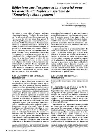 La Gazette du Palais N°279-281 8/10/2002

 